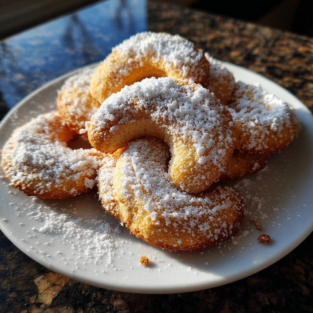 Buttrige Vanillekipferl mit Puderzuckerhaube​