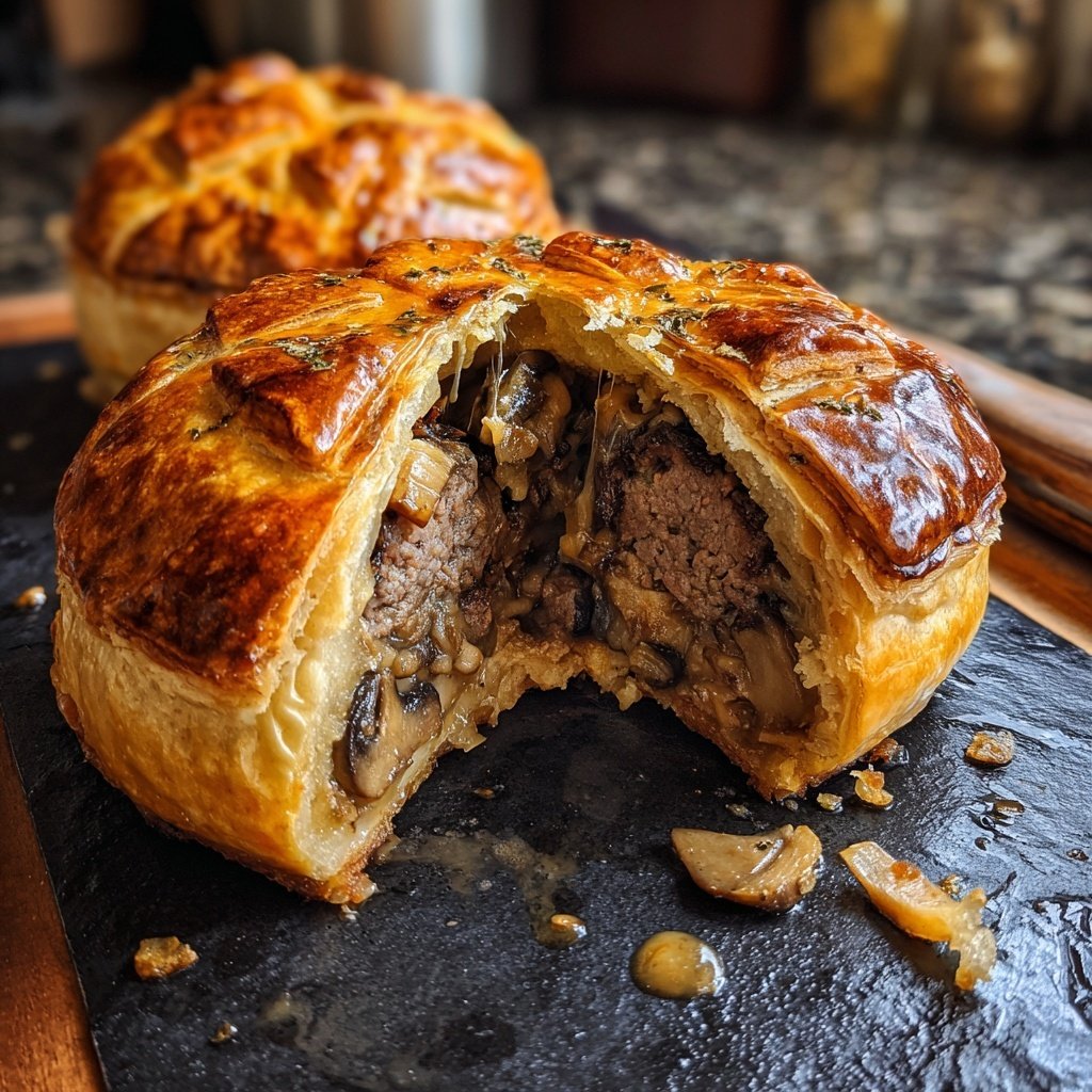 Mini Beef Wellington mit Pilzen