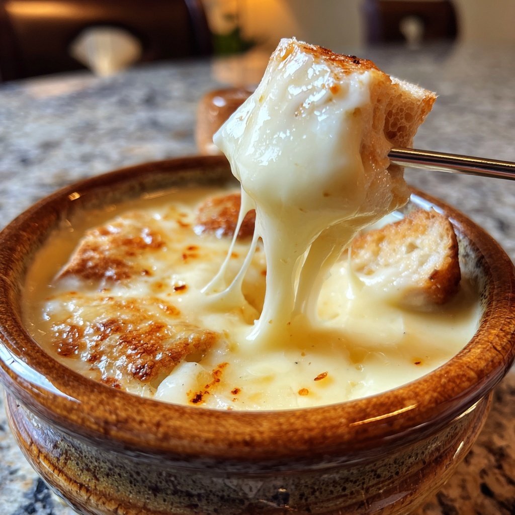 Klassisches Schweizer Käse Fondue