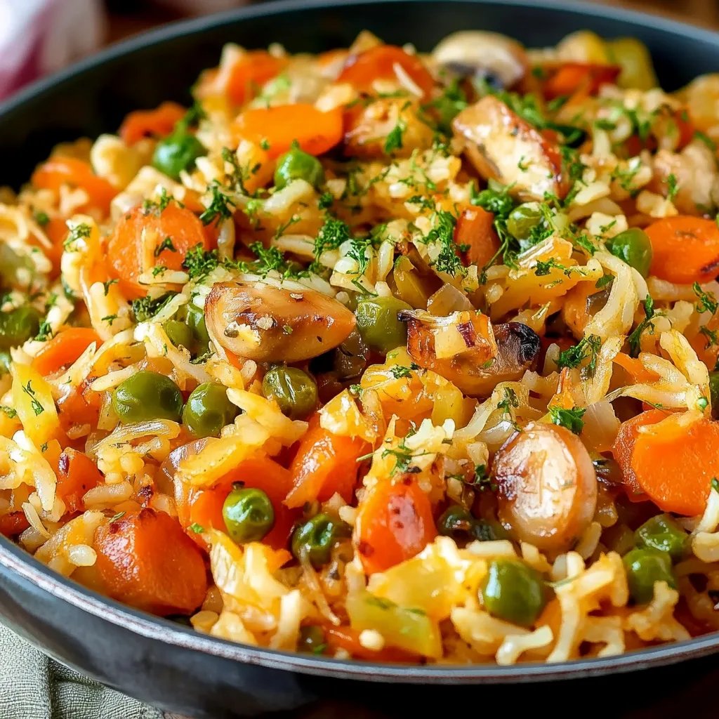 Gebratener Reis mit Gemüse