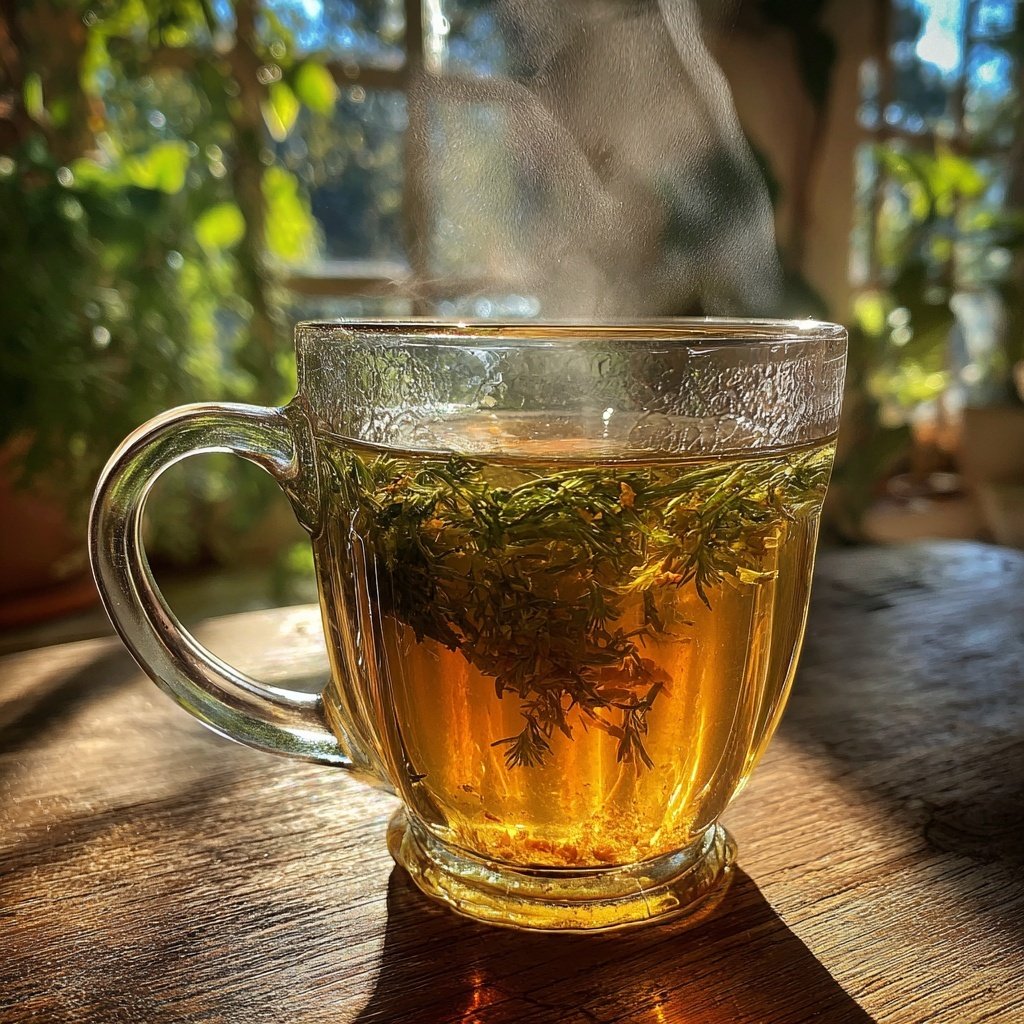 Löwenzahntee mit ätherischen Ölen