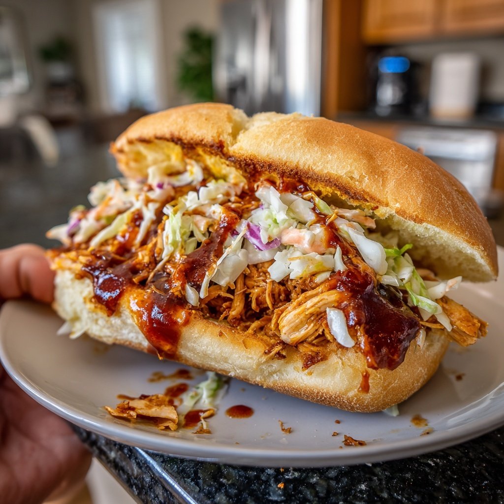 BBQ Hähnchen Sandwich Brötchen