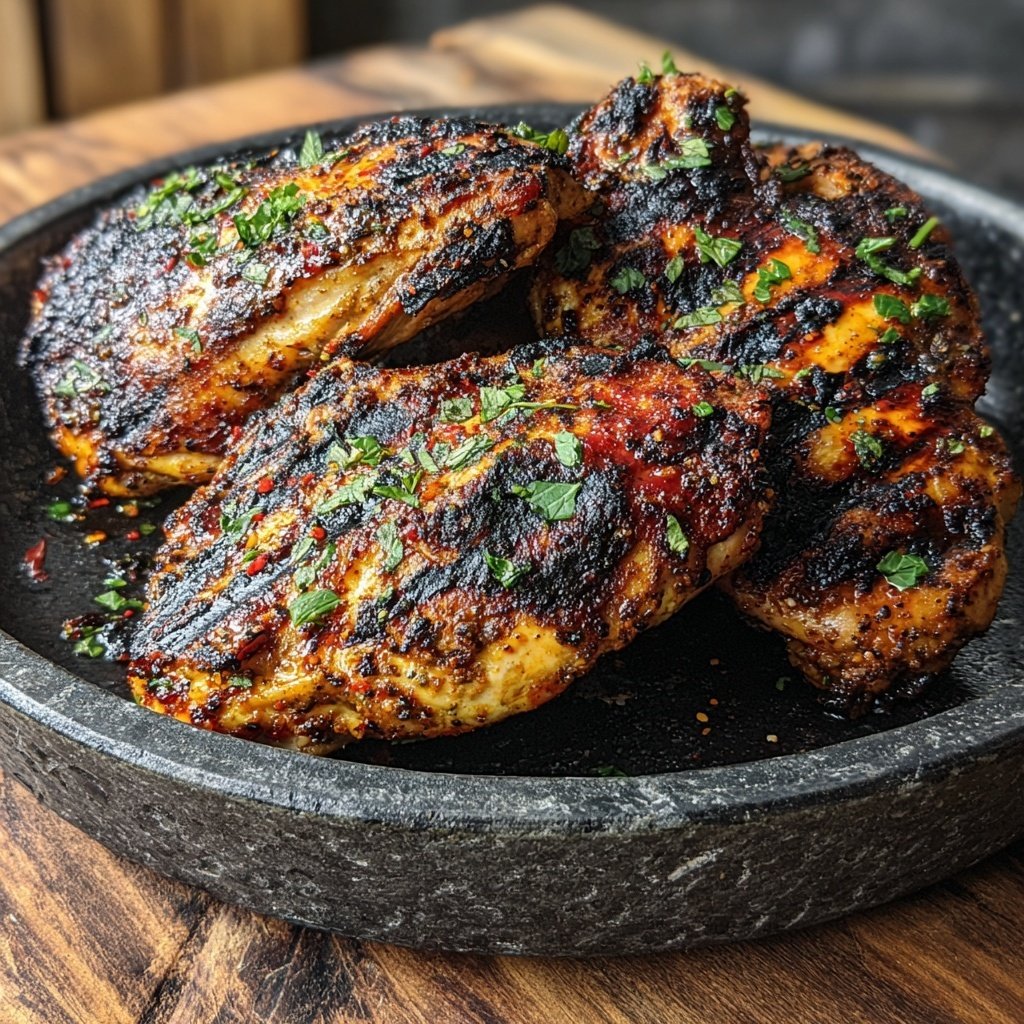 Gegrilltes Chili Limetten Hähnchen