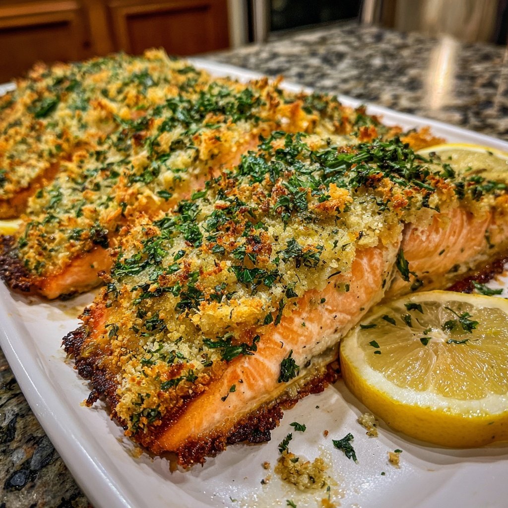 Ofen-gebackener Lachs mit Zitronenschale