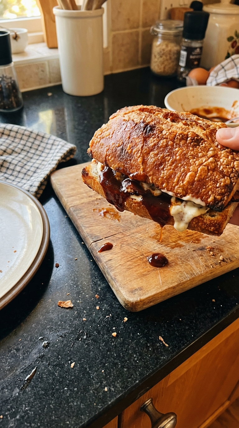 Barbecue Rind Sandwiches mit Aioli