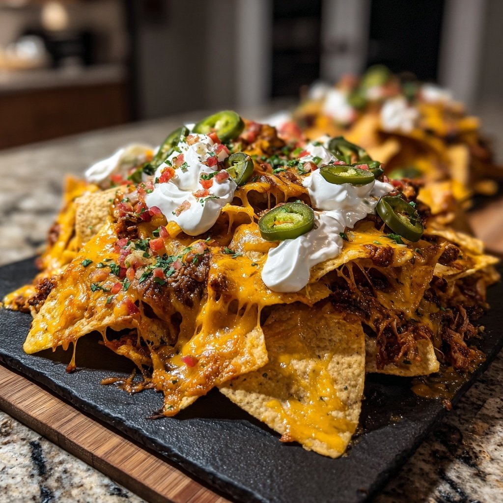 Chili Käse Nachos Deluxe