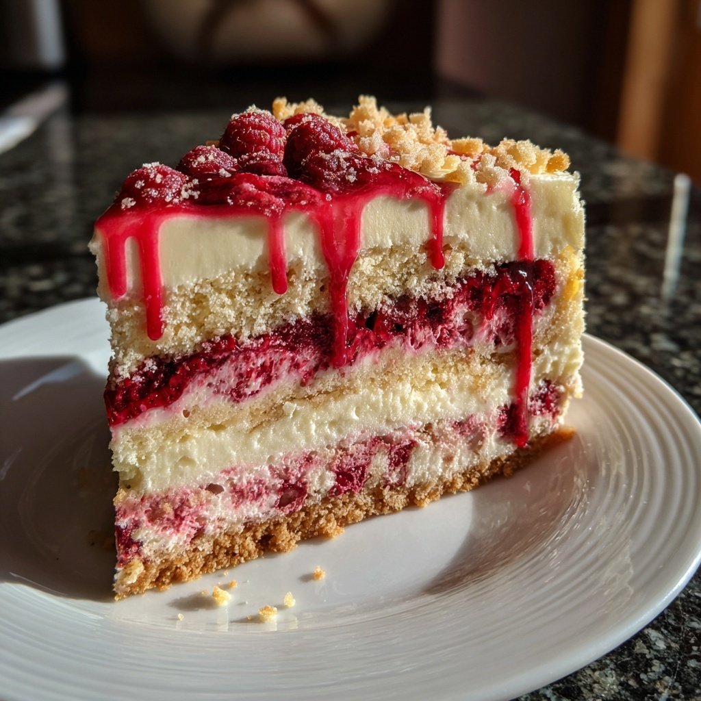 Galentine’s Himbeer Rosen Kuchen