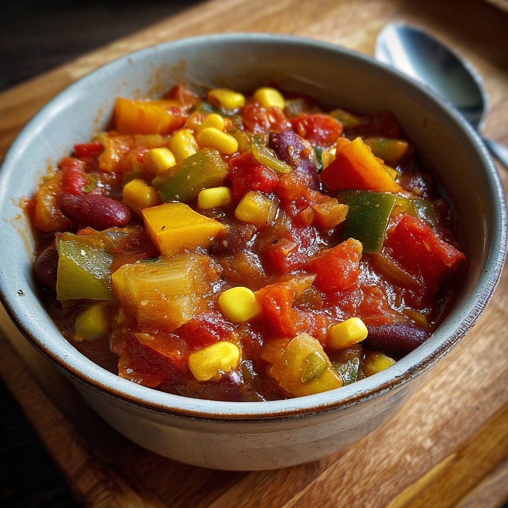 Ultimative Gemüse Chili Bowl