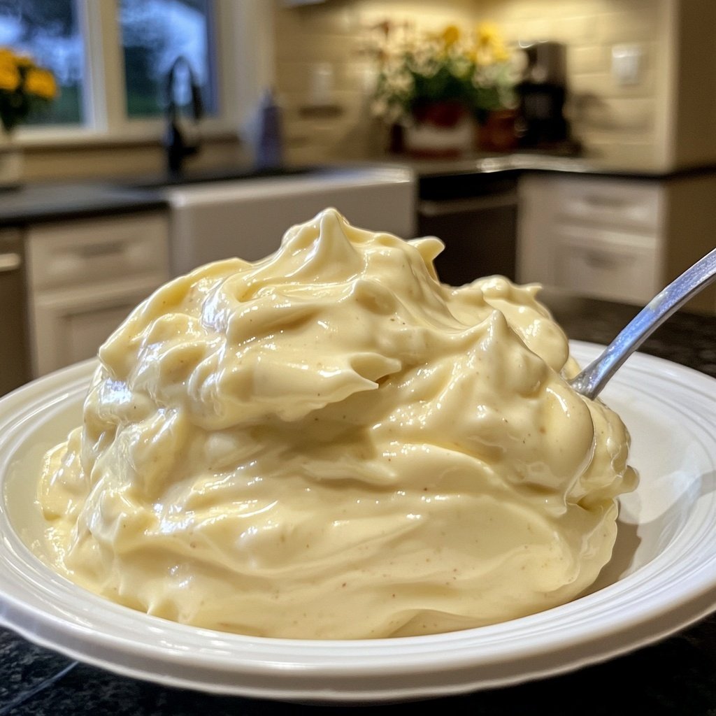 Gerösteter Knoblauch Hausgemachte Mayonnaise