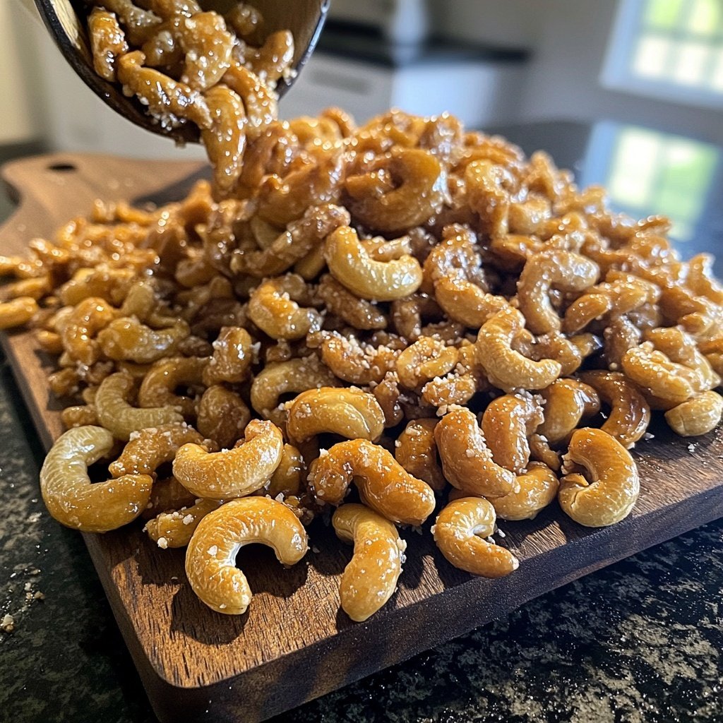 Gebrannte Cashews einfach selber machen