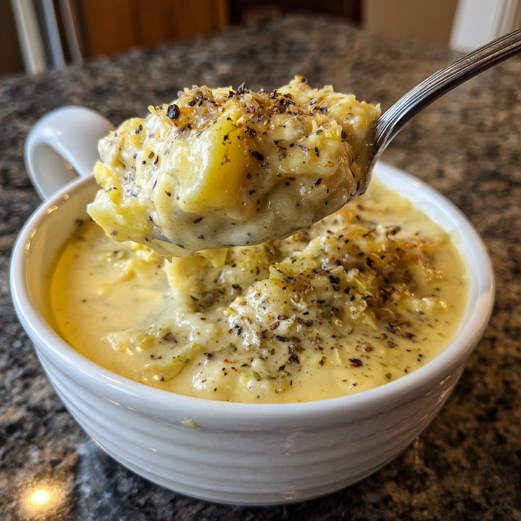 Cremige Blumenkohl-Käse-Suppe