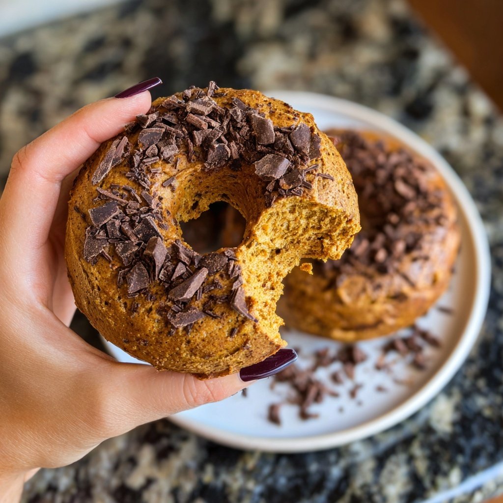 Protein Bagels mit Schokoladen Proteinpulver