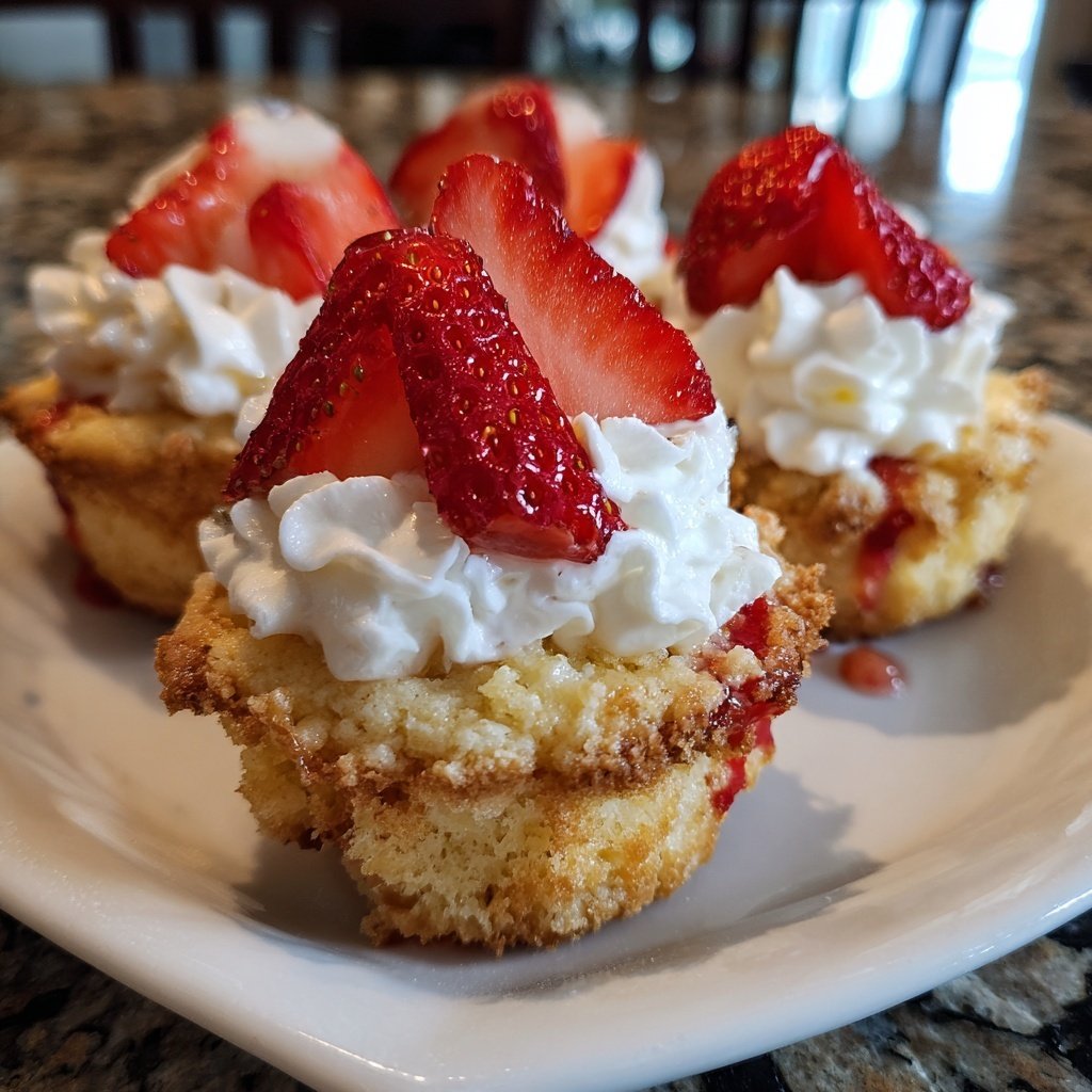 Erdbeer Shortcake Cupcakes