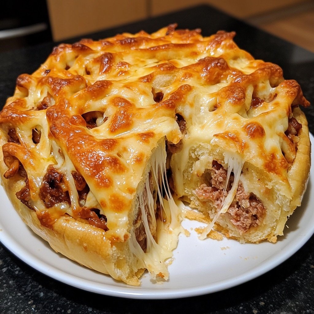 Hackfleisch-Käse-Rolle – Knusprig, Saftig & Einfach