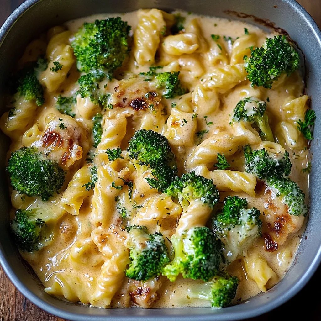 Einfacher Brokkoli-Nudelauflauf