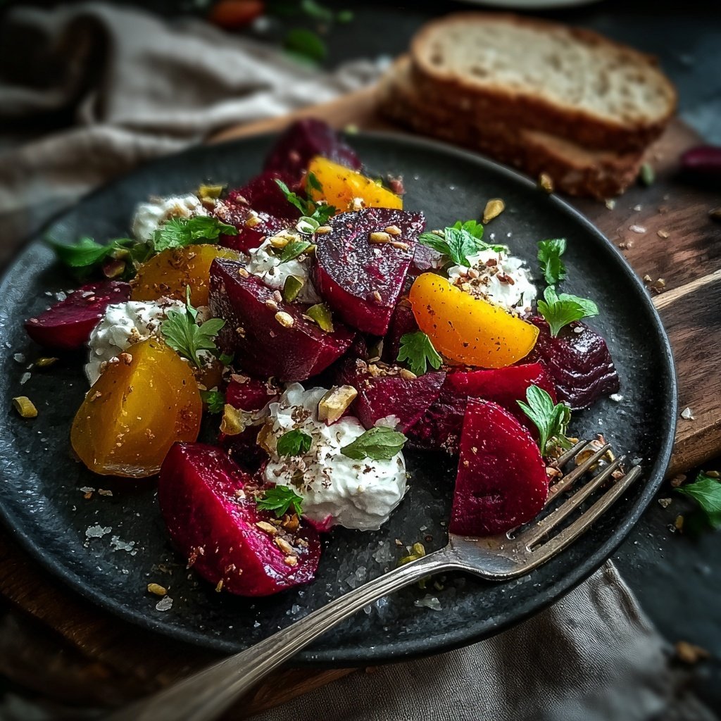 Rote Bete und Vanille Salat